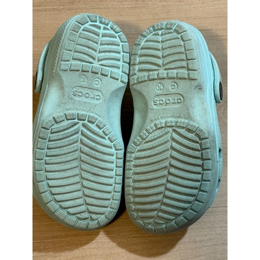 Crocs Classic Clog Light Blue C10 Kids Slip On Water Shoe Comfort Toddler